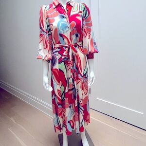 Brand new midi print dress